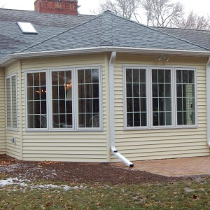 Outside view of the peaceful porch